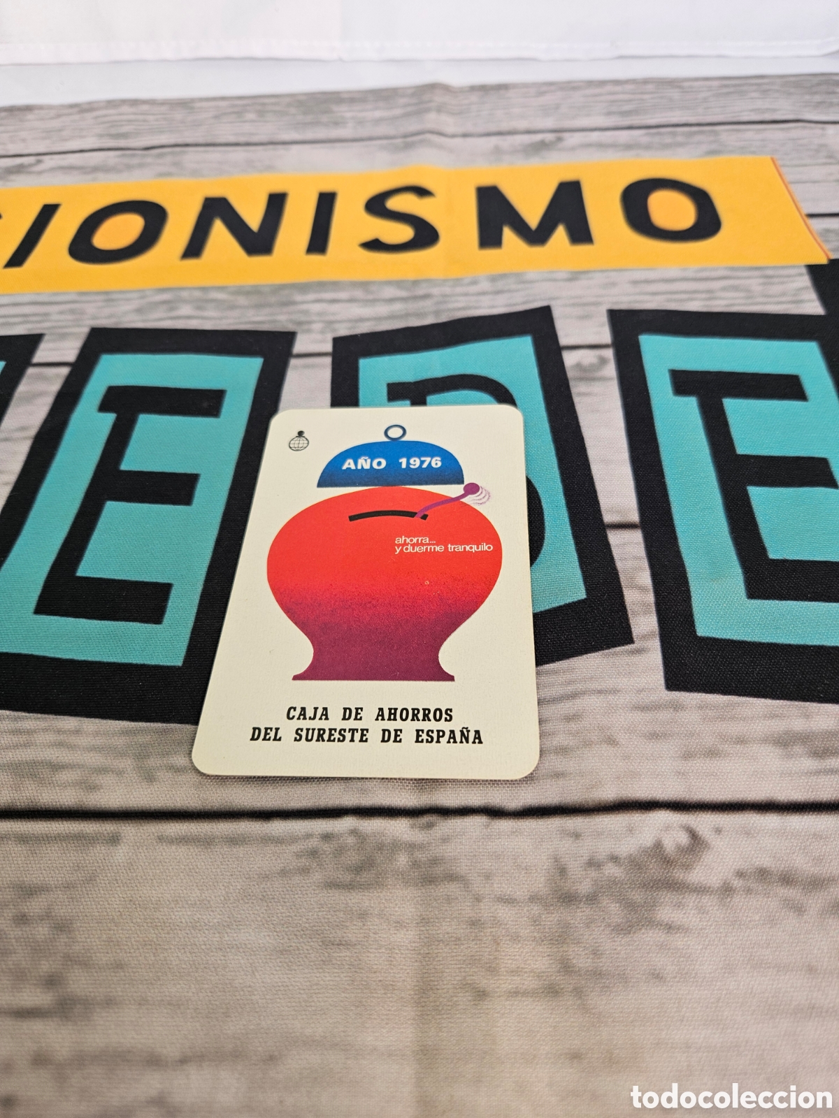 Coleccionismo calendarios: CALENDARIO PUBLICIDAD BANCO CAJA DE AHORROS DEL SURESTE DE ESPA&Ntilde;A. FOURNIER. 1976