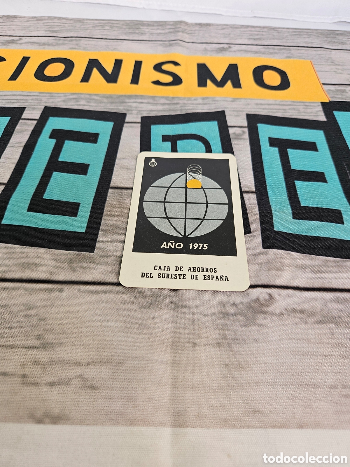 Coleccionismo calendarios: CALENDARIO PUBLICIDAD BANCO CAJA DE AHORROS DEL SURESTE DE ESPA&Ntilde;A. FOURNIER 1975
