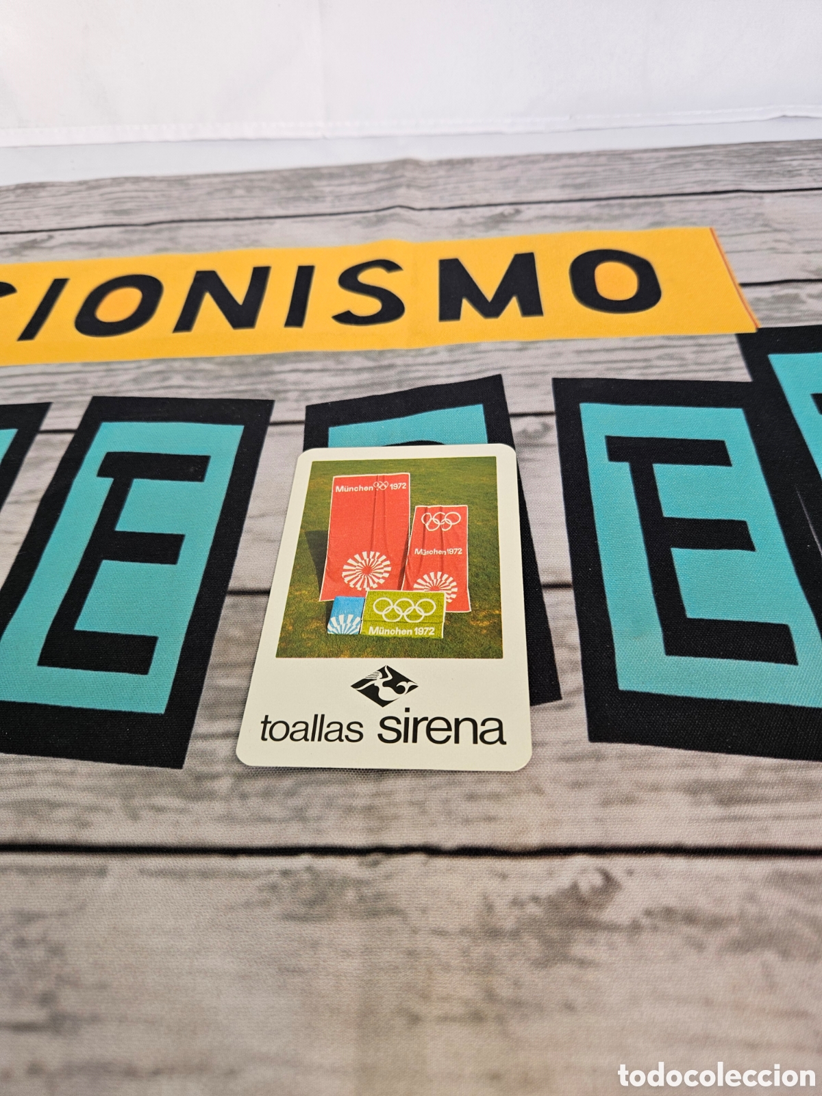 Coleccionismo calendarios: CALENDARIO PUBLICIDAD MARCA TOALLAS SIRENA. FOURNIER 1972