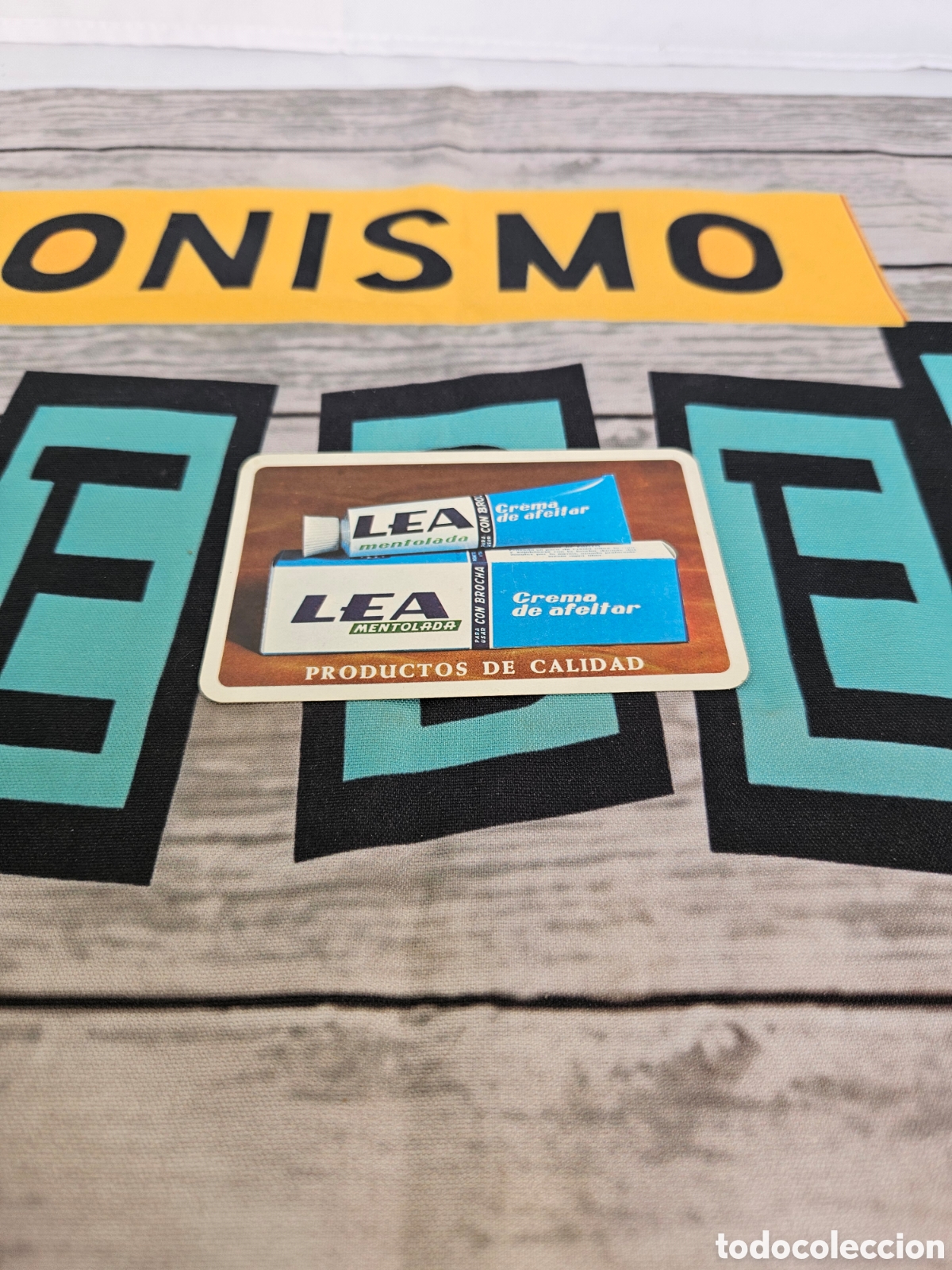 Coleccionismo calendarios: CALENDARIO PUBLICIDAD MARCA LEA. CREMA DE AFEITAR. FOURNIER 1973