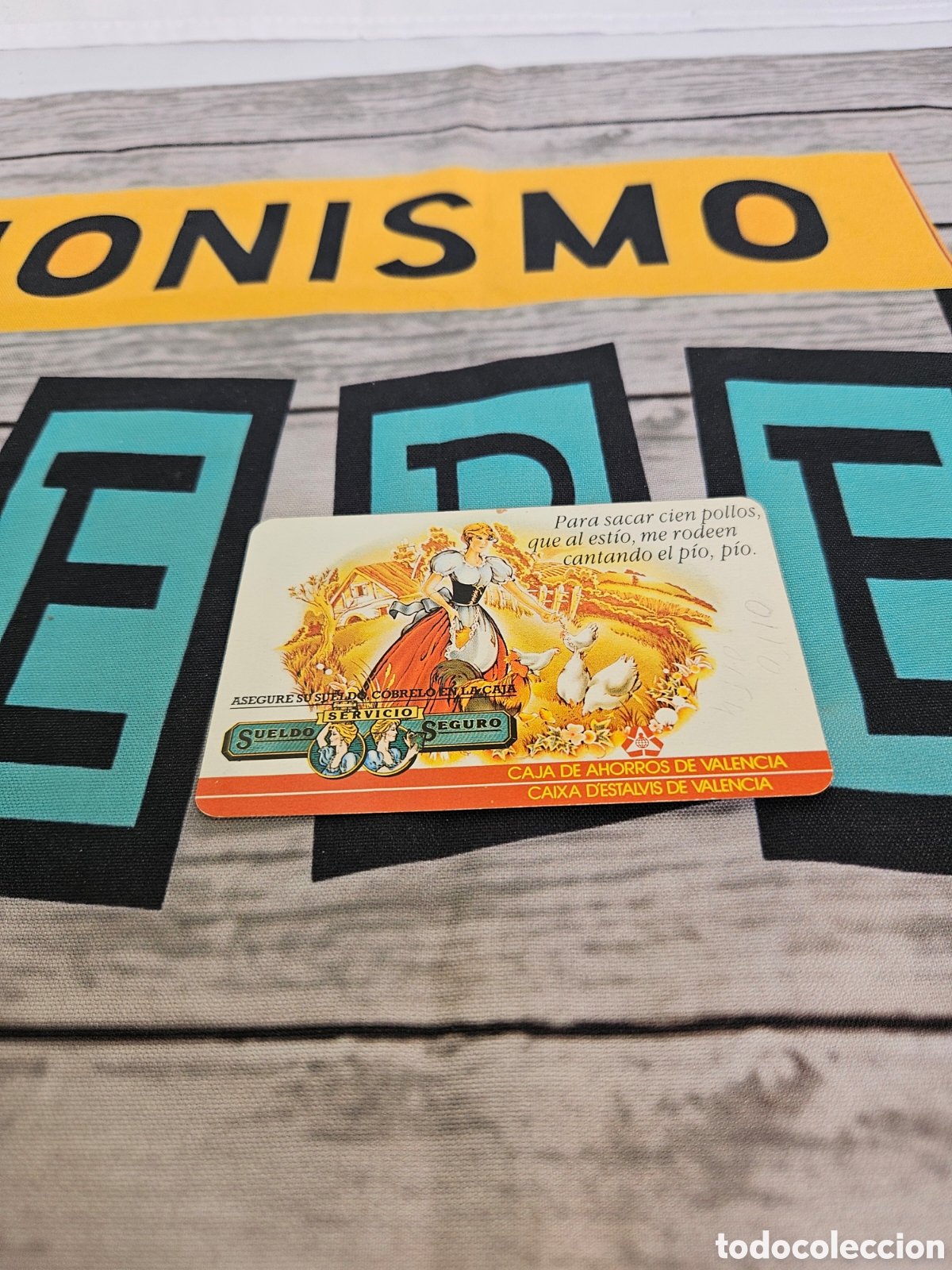 Coleccionismo calendarios: CALENDARIO PUBLICIDAD BANCO CAJA AHORROS DE VALENCIA. FOURNIER 1984