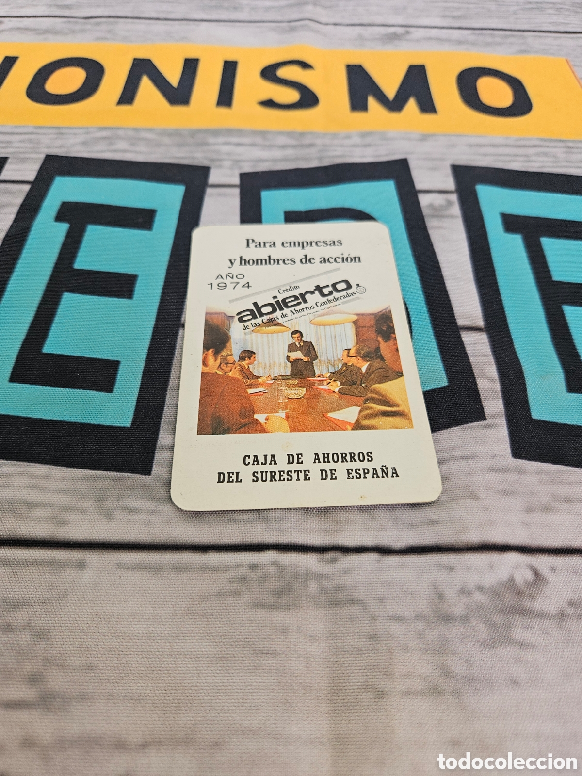 Coleccionismo calendarios: CALENDARIO PUBLICIDAD BANCO CAJA DE AHORROS DEL SURESTE ESPA&Ntilde;A. FOURNIER 1974