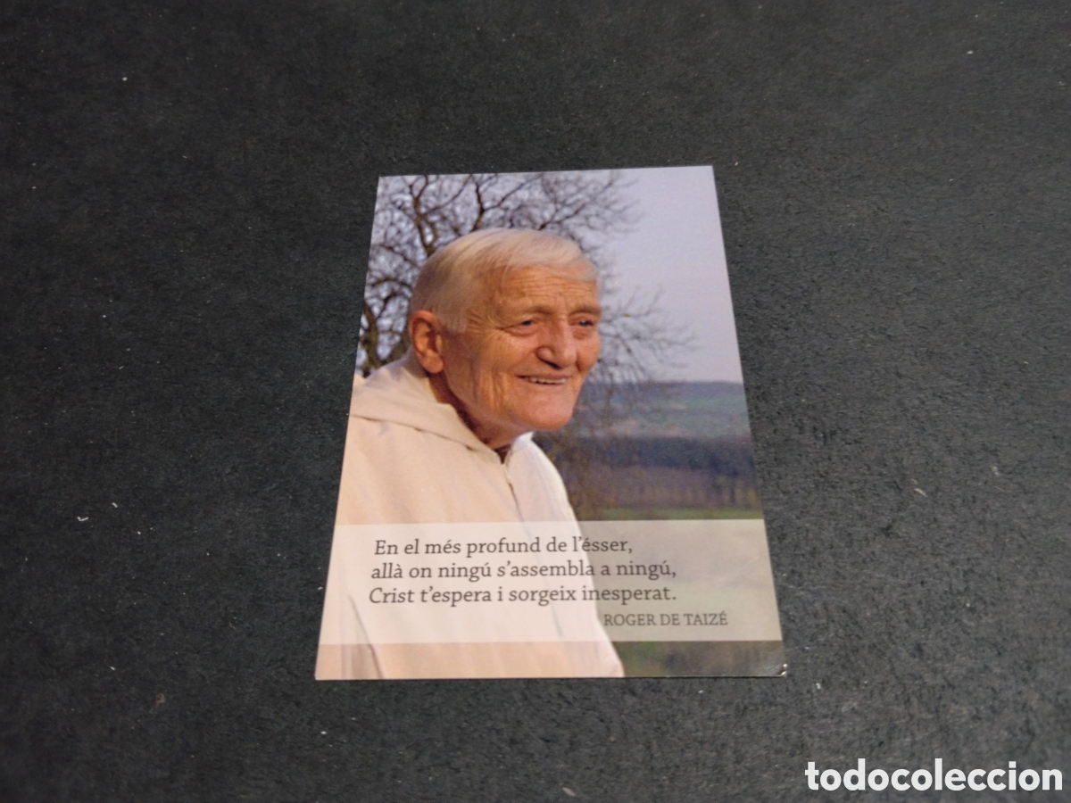 Coleccionismo calendarios: Calendario llibreria Claret 2014 Roger de Taize