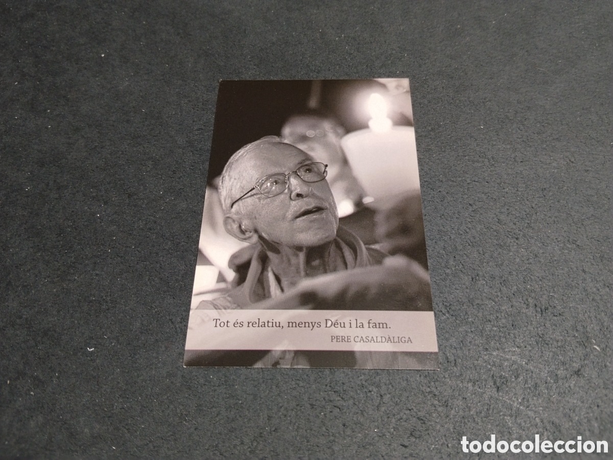 Coleccionismo calendarios: Calendario llibreria Claret 2014 Pere Casaldaliga