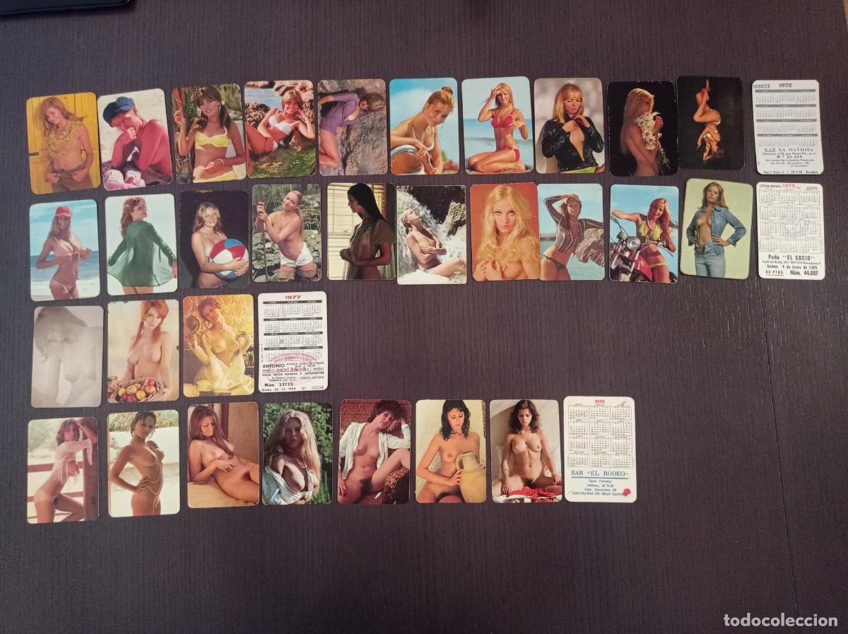 Coleccionismo calendarios: 34 CALENDARIOS. CALENDARIO. CHICAS. A&Ntilde;O 1978-1977-1975-1972