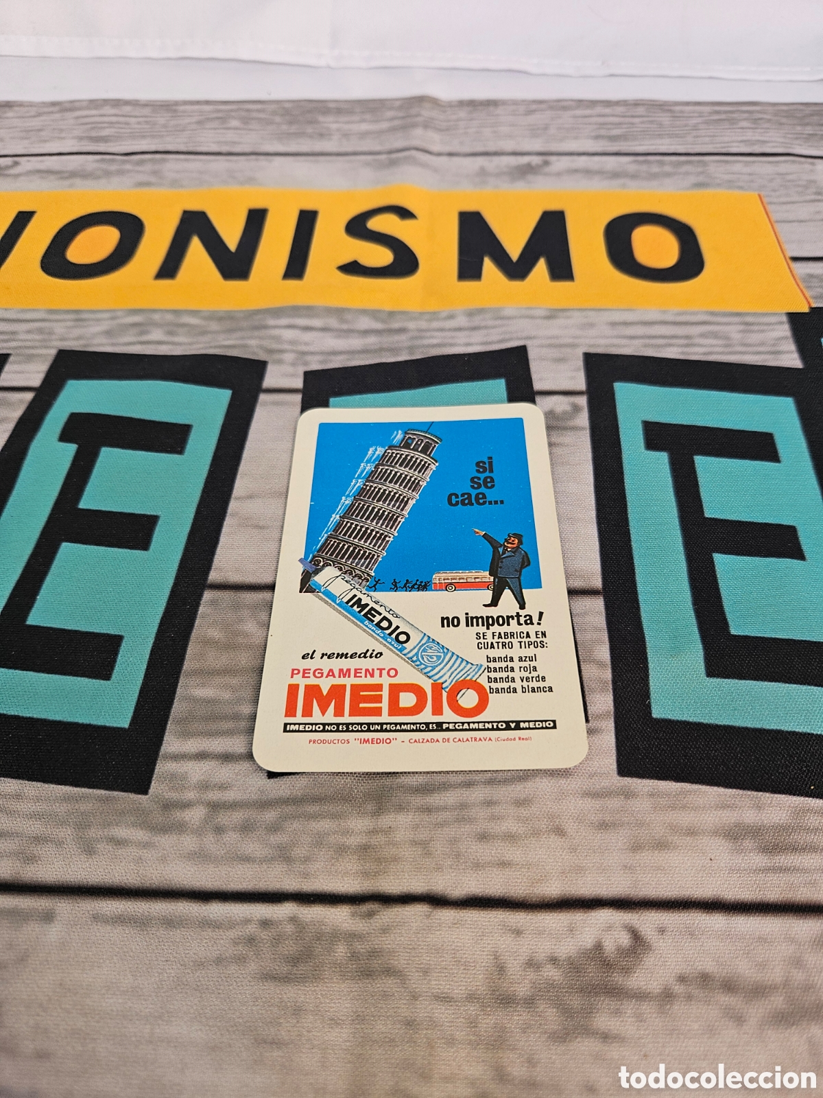 Coleccionismo calendarios: CALENDARIO PUBLICIDAD MARCA PEGAMENTO IMEDIO. FOURNIER 1970