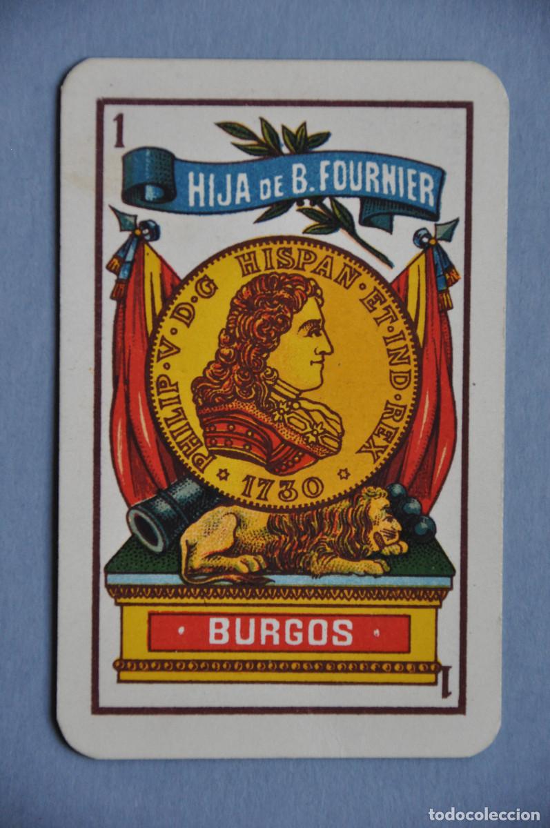 Coleccionismo calendarios: CALENDARIO HIJA DE B. FOURNIER - AS DE OROS 1962