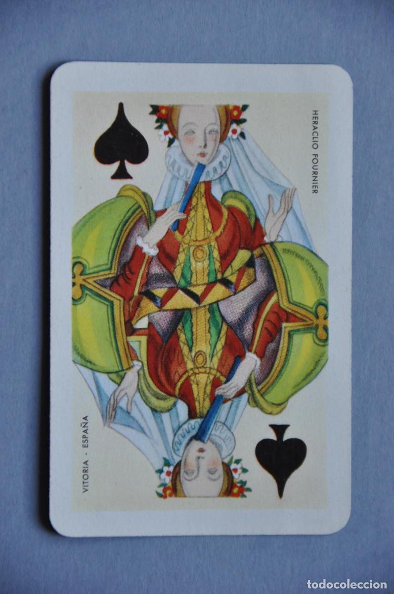 Coleccionismo calendarios: CALENDARIO HIJA DE B. FOURNIER - DAMA DE PICAS 1960
