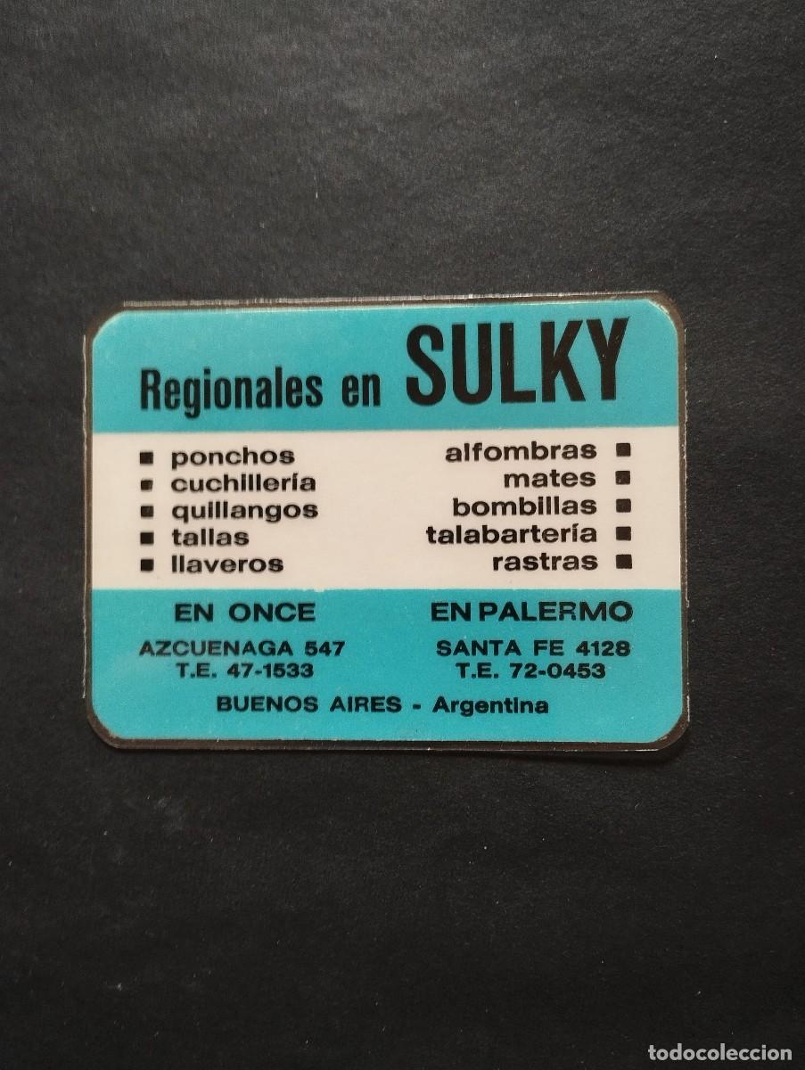 Coleccionismo calendarios: CALENDARIO PUBLICIDAD SULKY PLASTIFICADO DEL A&Ntilde;O - 1970 - EL DE LA FOTOS VER TODOS MIS CALENDARIOS