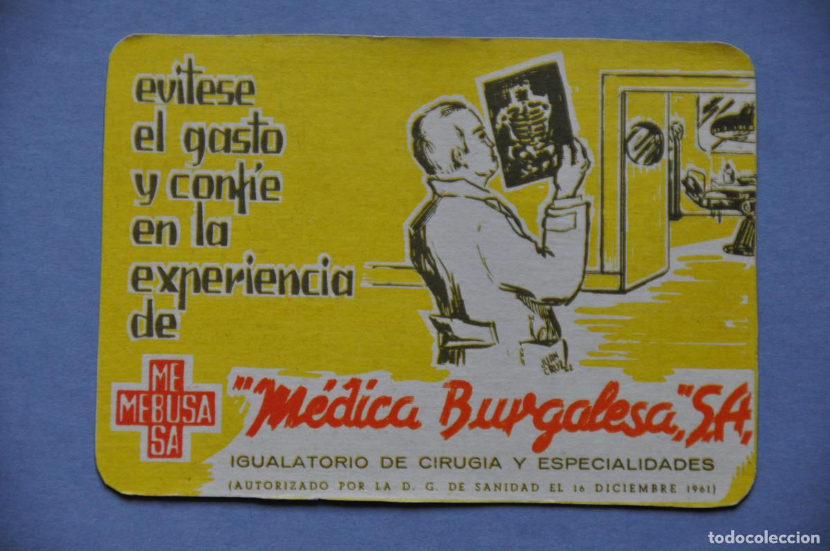 Coleccionismo calendarios: CALENDARIO 1963 - MEBUSA (MEDICA BURGALESA S. A.)