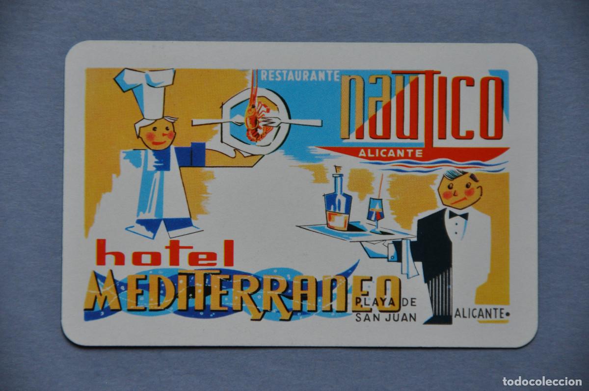 Coleccionismo calendarios: CALENDARIO FOURNIER 1965 - HOTEL MEDITERRANEO