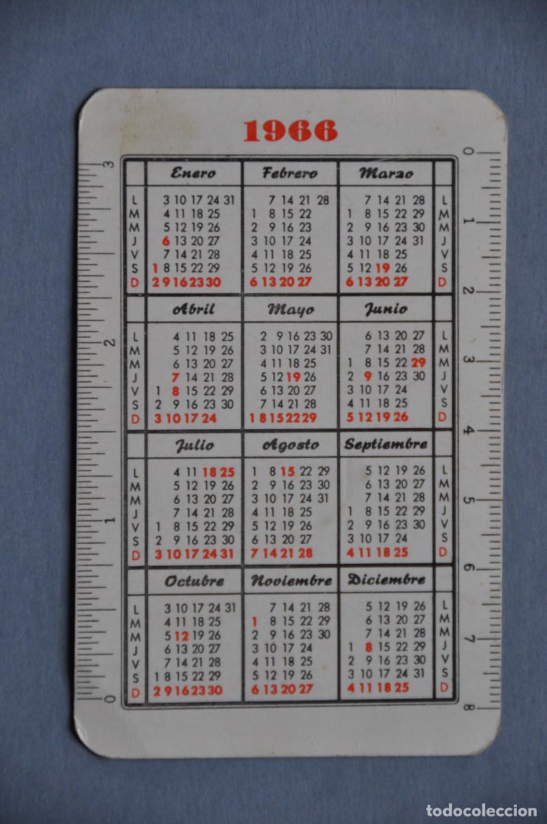 Coleccionismo calendarios: CALENDARIO 1966 - BODEGUILLA 2 HNOS. (ARIZ-BASAURI) - Foto 2