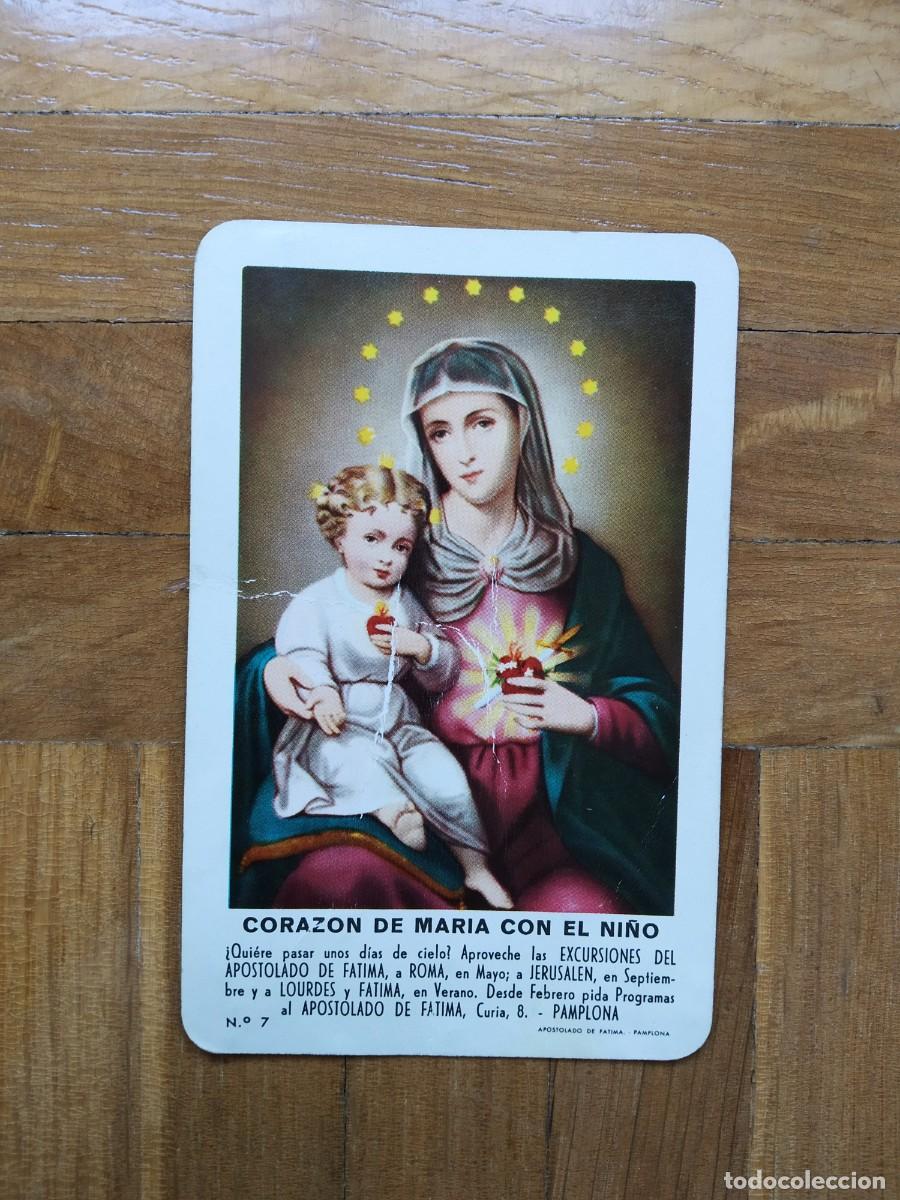 Sammeln von Kalendern: CALENDARIO FOURNIER CORAZON DE MARIA CON EL NI&Ntilde;O A&Ntilde;O 1962 VER FOTOS