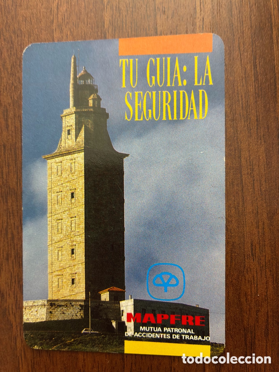 Collezionismo Calendari: Calendario de Bolsillo 1990 Mapfre - Torre de H&eacute;rcules - Heraclio Fournier (Excelente Estado)
