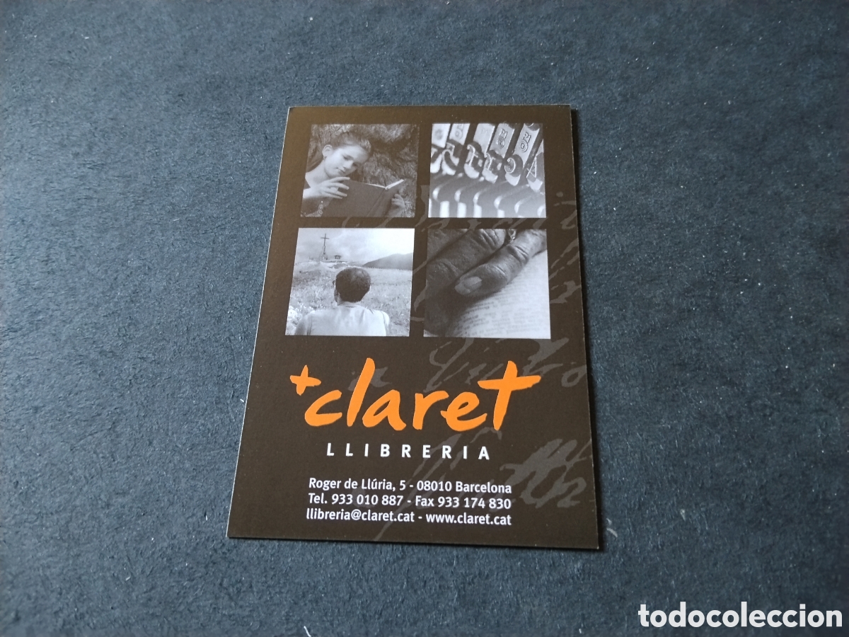 Coleccionismo calendarios: Calendario llibreria Claret 2009