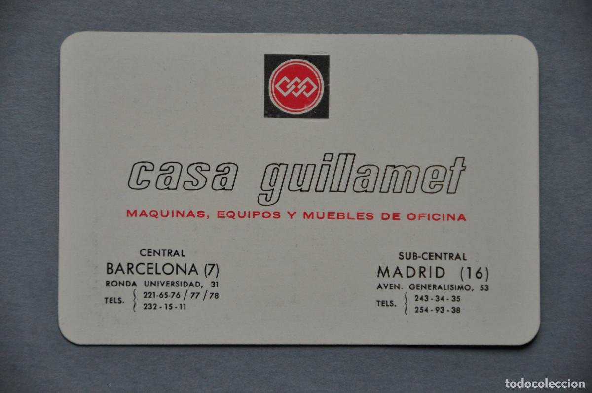 Coleccionismo calendarios: CALENDARIO FOURNIER 1965 - CASA GUILLAMET
