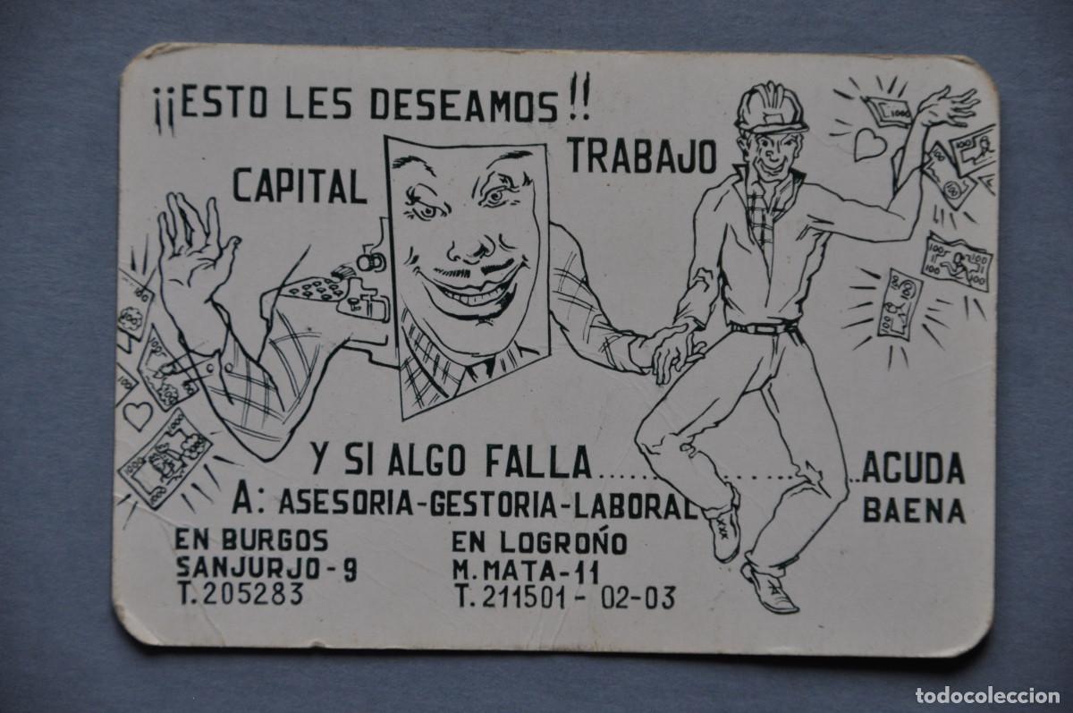 Coleccionismo calendarios: CALENDARIO 1969 - ASESORIA GESTORIA LABORAL BAENA (BURGOS-LOGRO&Ntilde;O)