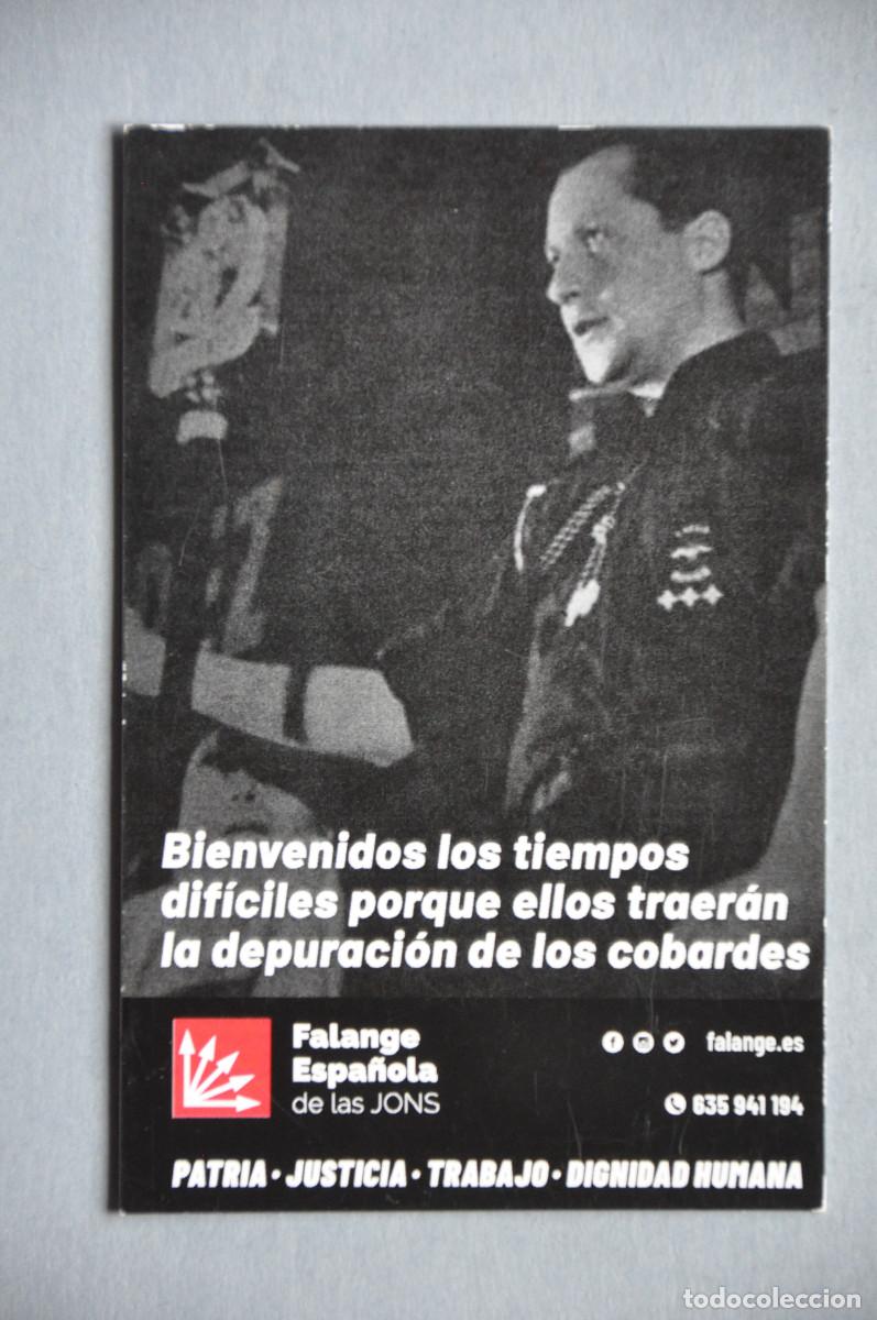 Coleccionismo calendarios: CALENDARIO 2020 - FALANGE ESPA&Ntilde;OLA DE LAS JONS