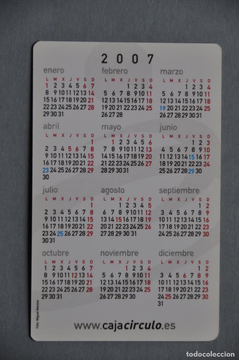 Coleccionismo calendarios: CALENDARIO 2007 - CAJA CIRCULO - Foto 2