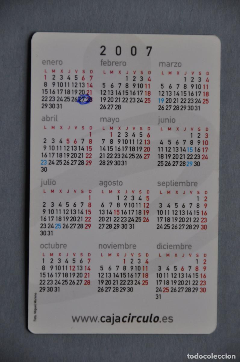 Coleccionismo calendarios: CALENDARIO 2007 - CAJA CIRCULO - Foto 2