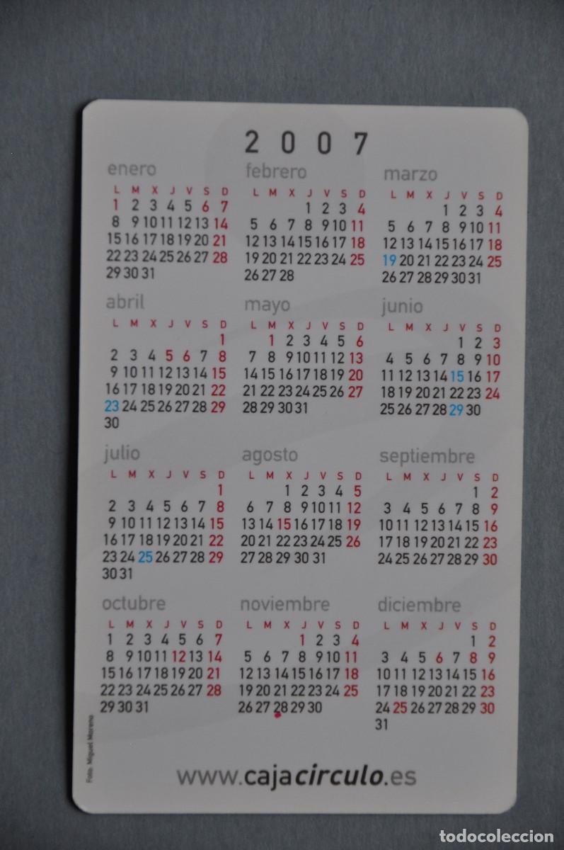 Coleccionismo calendarios: CALENDARIO 2007 - CAJA CIRCULO - Foto 2