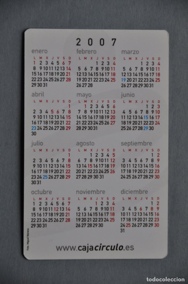 Coleccionismo calendarios: CALENDARIO 2007 - CAJA CIRCULO - Foto 2
