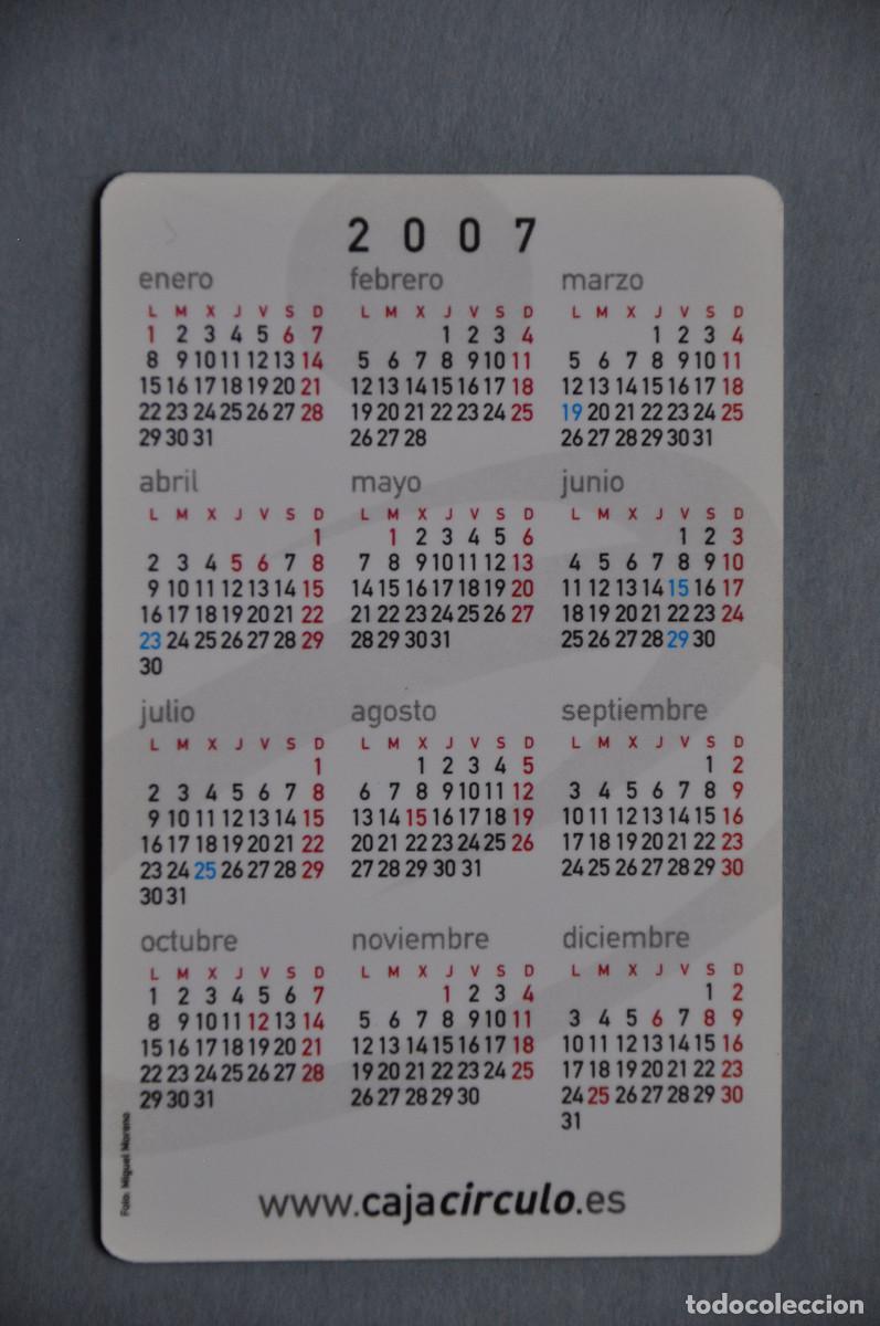 Coleccionismo calendarios: CALENDARIO 2007 - CAJA CIRCULO - Foto 2