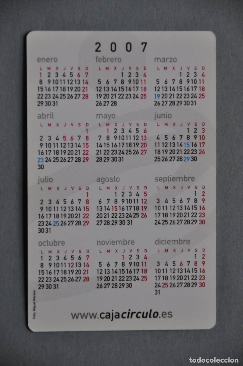Coleccionismo calendarios: CALENDARIO 2007 - CAJA CIRCULO - Foto 2