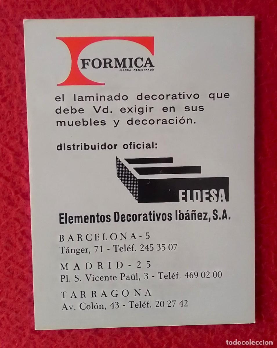 Sammeln von Kalendern: CALENDARIO DE BOLSILLO CALENDAR 1973 FORMICA LAMINADO DECORATIVO..ELDESA BARCELONA MADRID TARRAGONA.