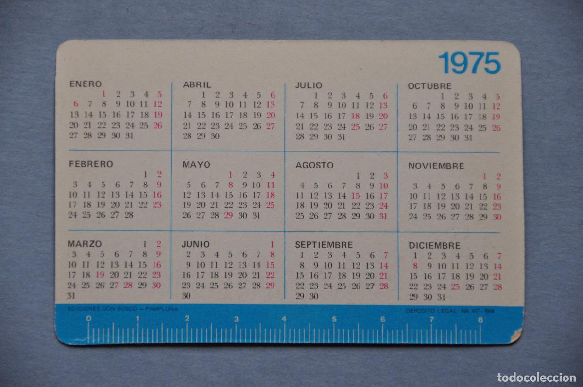 Coleccionismo calendarios: CALENDARIO 1975 - EDICIONES DON BOSCO - Foto 2