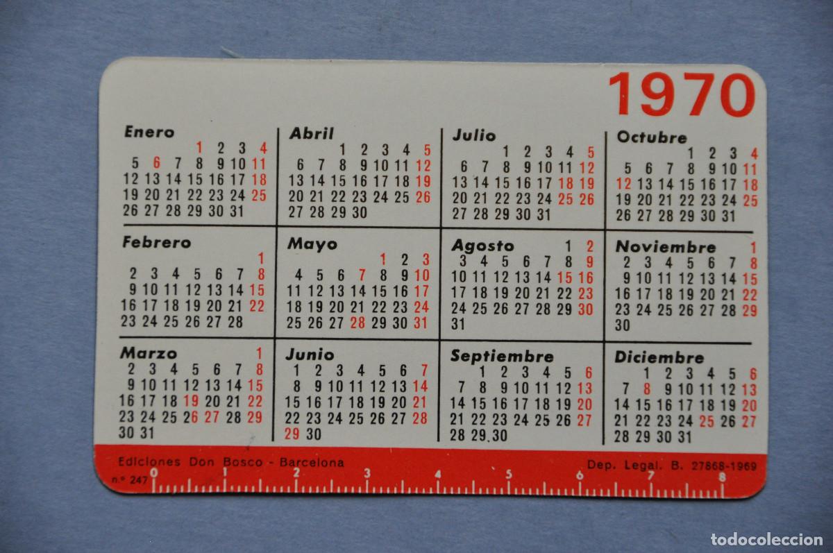 Coleccionismo calendarios: CALENDARIO 1970 - EDICIONES DON BOSCO - Foto 2