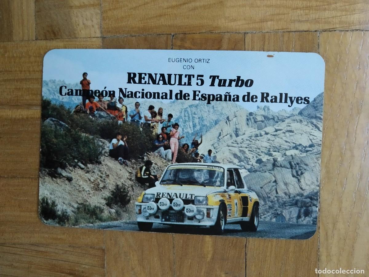 Collectionnisme Calendriers: CALENDARIO FOURNIER RENAULT 5 TURBO EUGENIO ORTIZ CAMPEON NACIONAL RALLYES ESPA&Ntilde;A A&Ntilde;O 1984 NUEVO VER