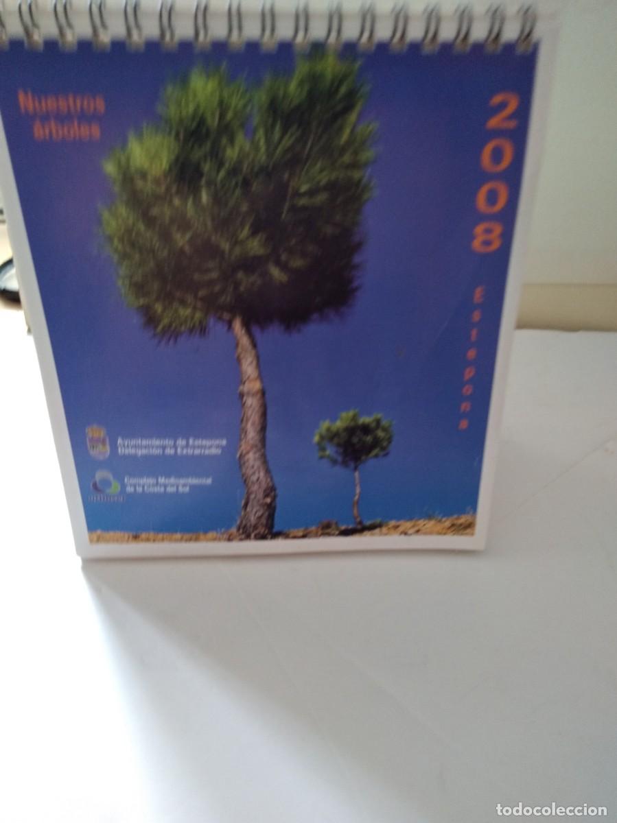 Coleccionismo calendarios: CALENDARIO 2008 ESTEPONA NUESTROS ARBOLES