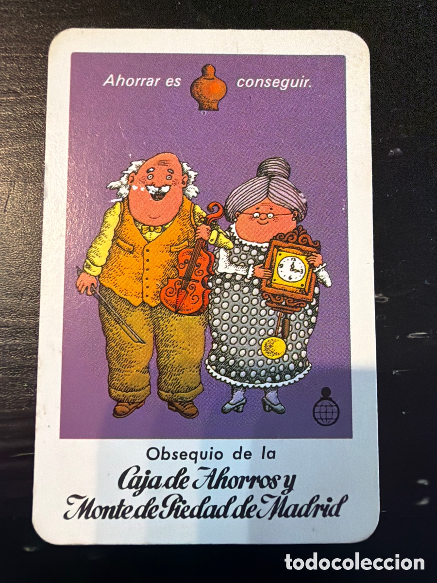 Sammeln von Kalendern: Calendario De Bolsillo Fournier 1979 - Caja De Ahorros Y Monte De Piedad De Madrid