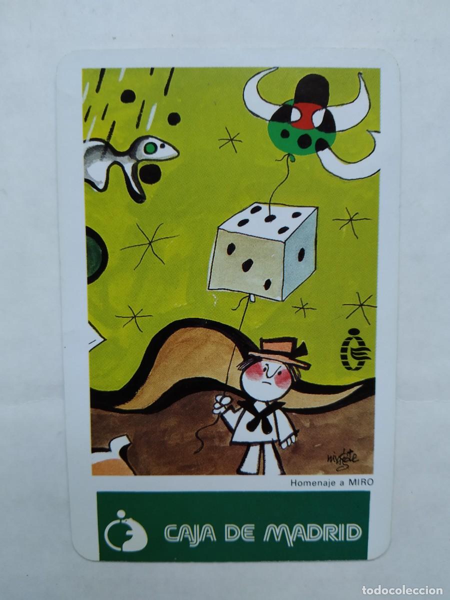 Collezionismo Calendari: CALENDARIO FOURNIER CAJA DE MADRID. HOMENAJE A MIRO A&Ntilde;O 1990 VER FOTOS