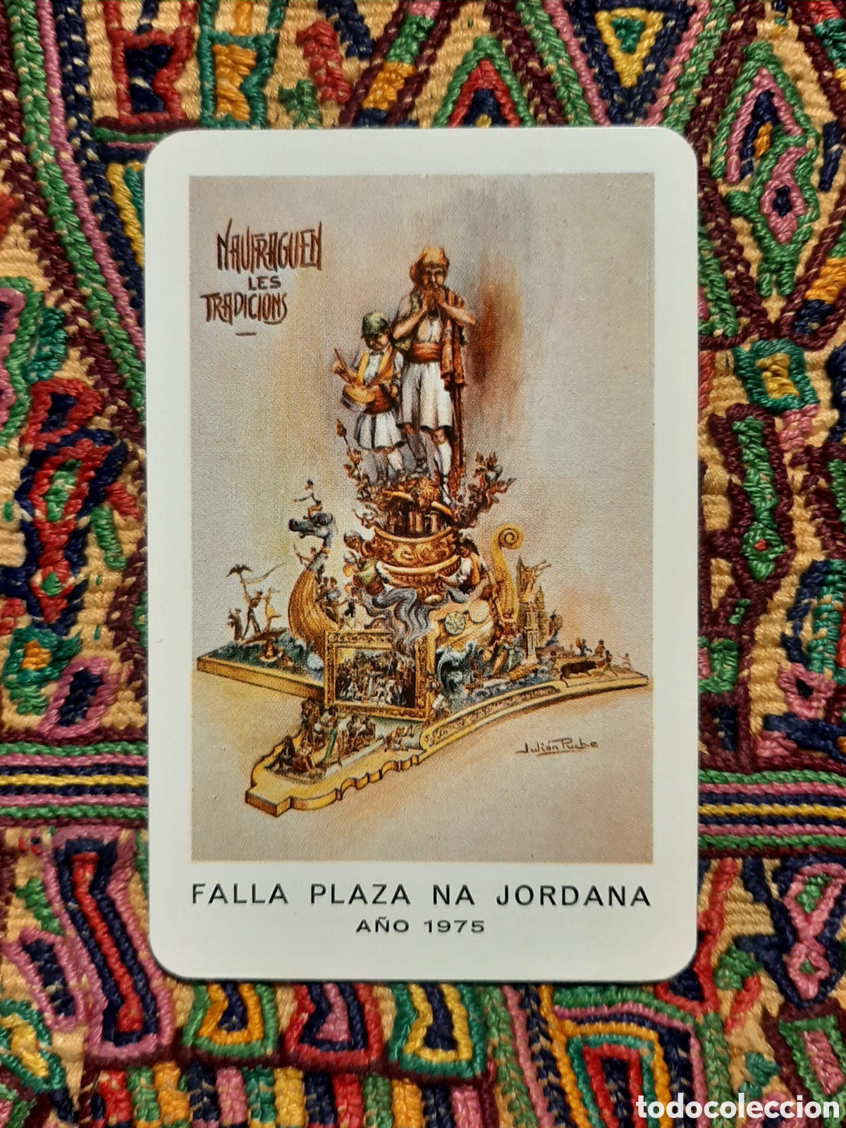 Coleccionismo calendarios: Calendario Fournier 1975 Na Jordana Fallas