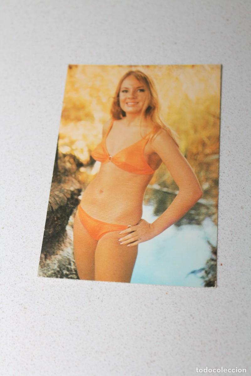 Coleccionismo calendarios: CALENDARIO DE BOLSILLO. CHICA. A&Ntilde;O 1974. Serie espa&ntilde;ola. SERIE 73 - B4 - PLAYA 4, NUM. 15.