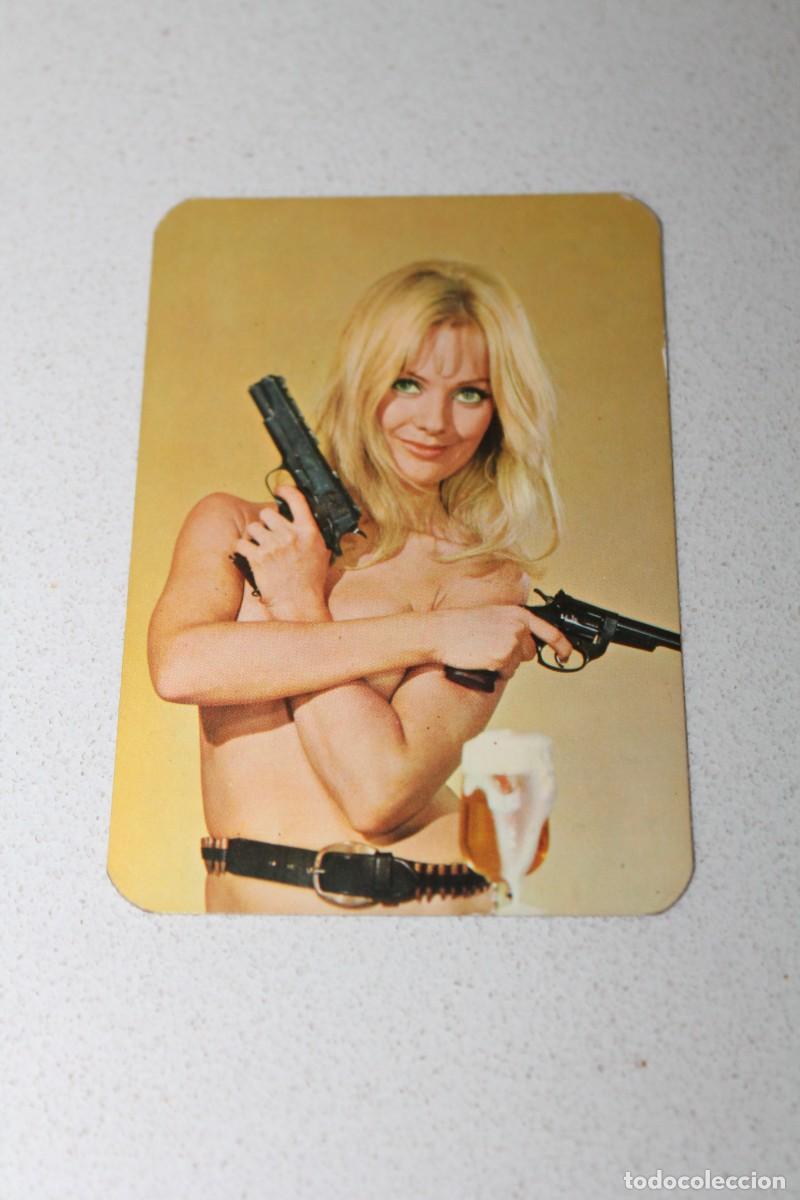 Coleccionismo calendarios: CALENDARIO. CHICA. A&Ntilde;O 1974. Serie espa&ntilde;ola. SERIE 73-B5 - PLAYA 5, NUM. 20. BAR BOTERS. BARCELONA.