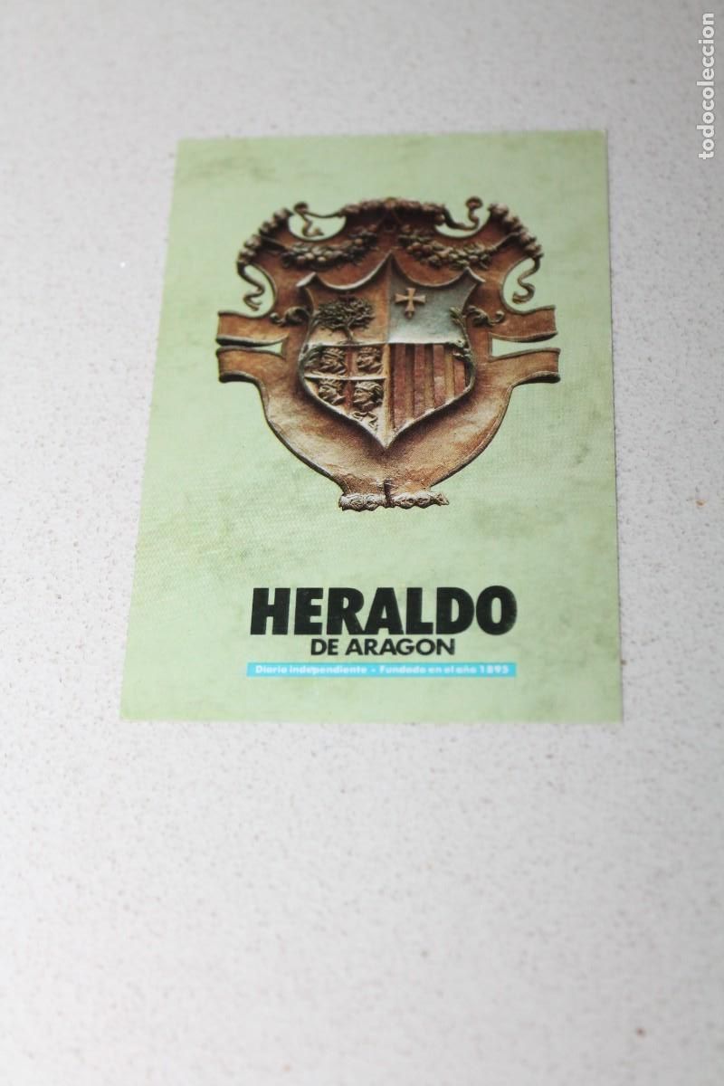 Colecionismo Calend&aacute;rios: CALENDARIO DE BOLSILLO. HERALDO DE ARAGON. Prensa. Peri&oacute;dico. A&Ntilde;O 1991.