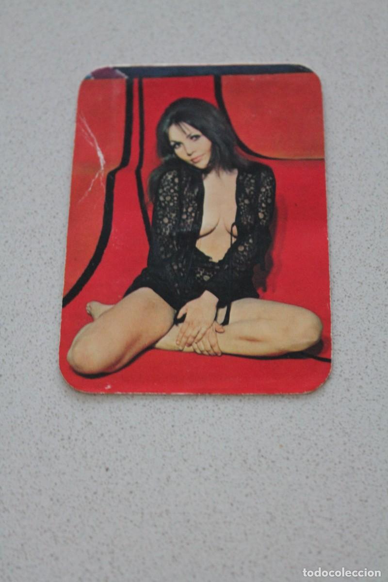 Coleccionismo calendarios: CALENDARIO DE BOLSILLO. CHICA. A&Ntilde;O 1975. Serie espa&ntilde;ola INIMER 2. BAR GLORIA. BADALONA - BARCELONA.