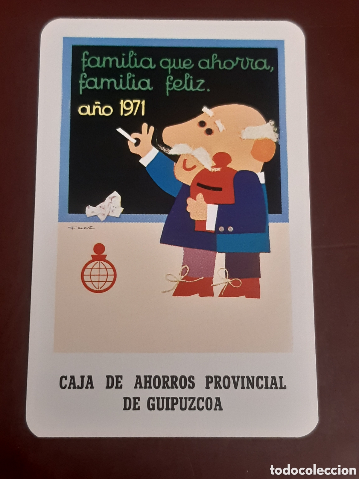Coleccionismo calendarios: Calendario fournier Caja Provincial de Guipuzcoa 1970