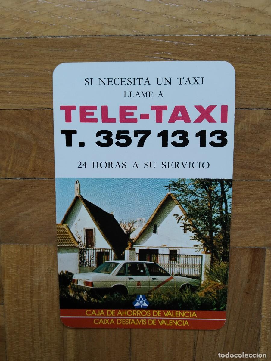 Coleccionismo calendarios: CALENDARIO FOURNIER CAJA DE AHORROS DE VALENCIA TELE TAXI A&Ntilde;O 1986 VER FOTOS NUEVO
