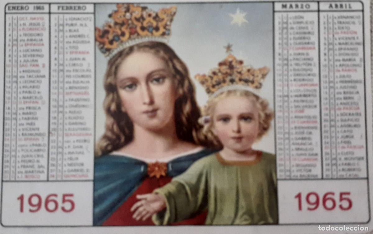 Coleccionismo calendarios: CALENDARIO DE MARIA AUXILIADORA , 1965