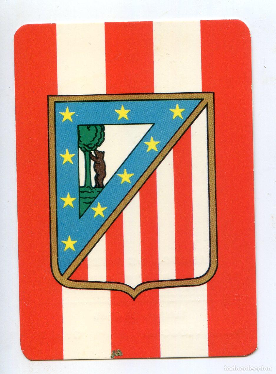 Colecionismo Calend&aacute;rios: Atl&eacute;tico de Madrid, f&aacute;brica de muebles Manuel Prado Fern&aacute;ndez, Viella-Lugones Oviedo 1975