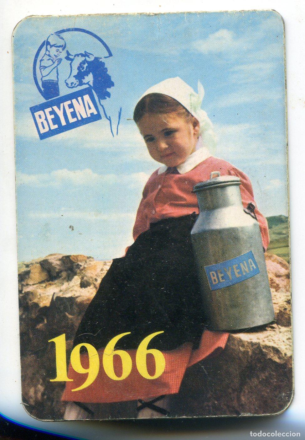 Collezionismo Calendari: Beyena, productos l&aacute;cteos 1966 calendario que forma un tr&iacute;ptico (ver fotos)