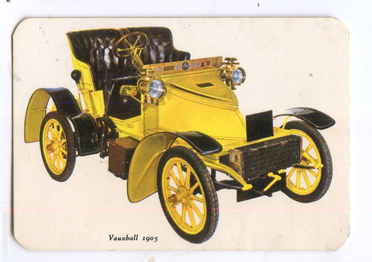 Collectionnisme Calendriers: Autom&oacute;vil Vauxhall 1905, Taller de soldadura Aurelio, Bilbao 1975