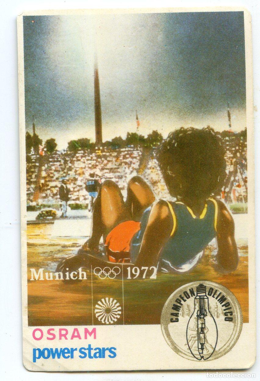 Collectionnisme Calendriers: Osram power stars, Munich 1972, juegos ol&iacute;mpicos. Calendario 1972