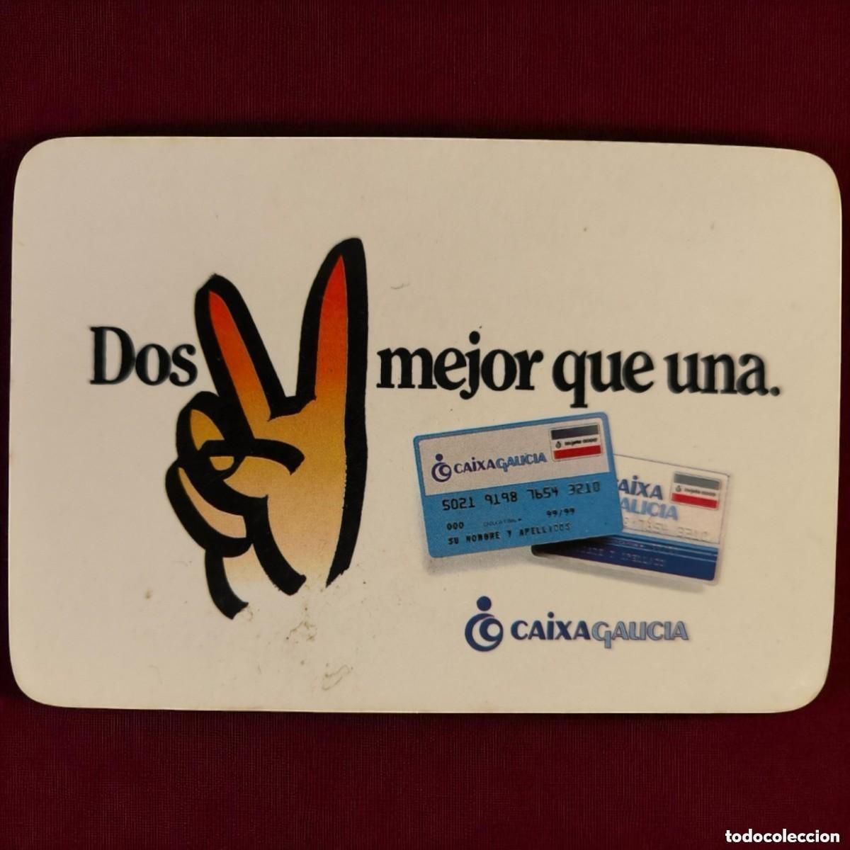 Collectionnisme Calendriers: Calendario De Bolsillo A&ntilde;o 1987 &ndash; Caixa Galicia &rdquo;Dos Mejor Que Una&rdquo; Publicidad Retro De Banca
