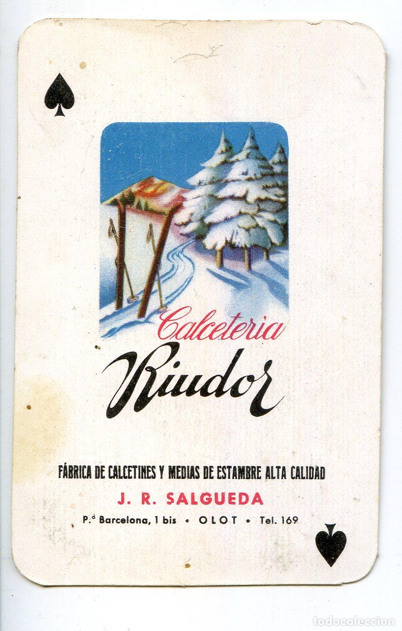 Collectionnisme Calendriers: Calceter&iacute;a Riudor, f&aacute;brica de calcetines y medias J.R. Salgueda, Olot. Girona. Calendario 1958