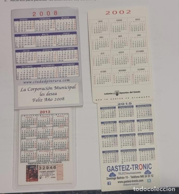 Coleccionismo calendarios: 4 CALENDARIOS DE BOLSILLO - Foto 2